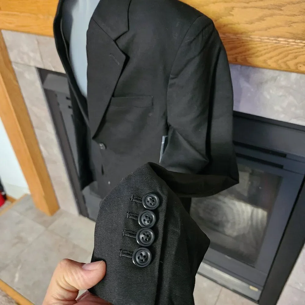 Marc Jacobs Men’s 100% Wool Black Blazer NWT